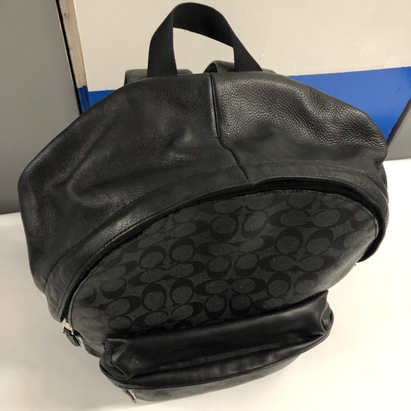 Coach men’s backpack black and gray - Picture 9 of 15